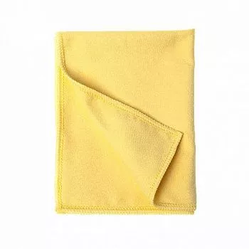 73609 Салфетка для глянцевых поверхностей микроволоконная 30*40см, 170гр/м², желтая "HQ"