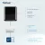 911008 HT1 Диспенсер для полотенец в рулонах черный Tellus Matic Solution®