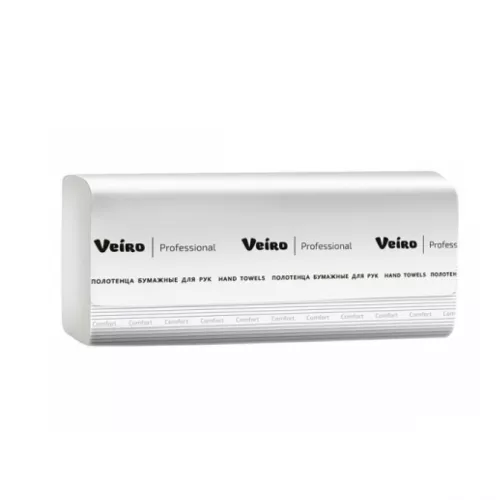 Z22-200 Veiro Lite Comfort Полотенца бумажные в листах Z-сложения, 2 слоя (21 пачка*200 листов)