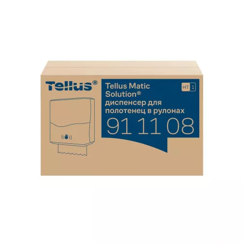 911108 HT1 Диспенсер для полотенец в рулонах сенсорный, черный Tellus Matic Solution®