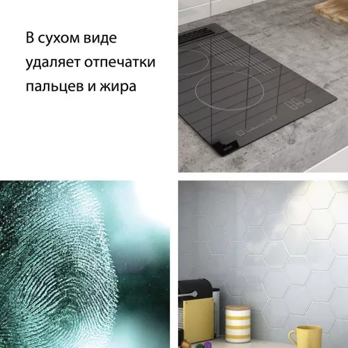 73600 Салфетка универсальная микроволоконная 36*36 см, 190 гр/м², синяя "HQ"