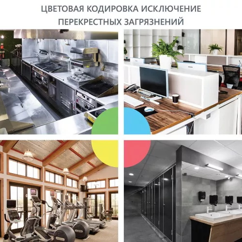 73599 Салфетка универсальная микроволоконная 36*36 см, 190 гр/м², красная "HQ"