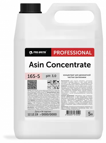 Asin Concentrate. 5 л Чистящее средство для акриловых поверхностей