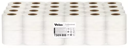 T309 Veiro Professional Туалетная бумага 3-сл, D 105мм, 160 лист, 125*95мм, 48 рулонов*20 метров